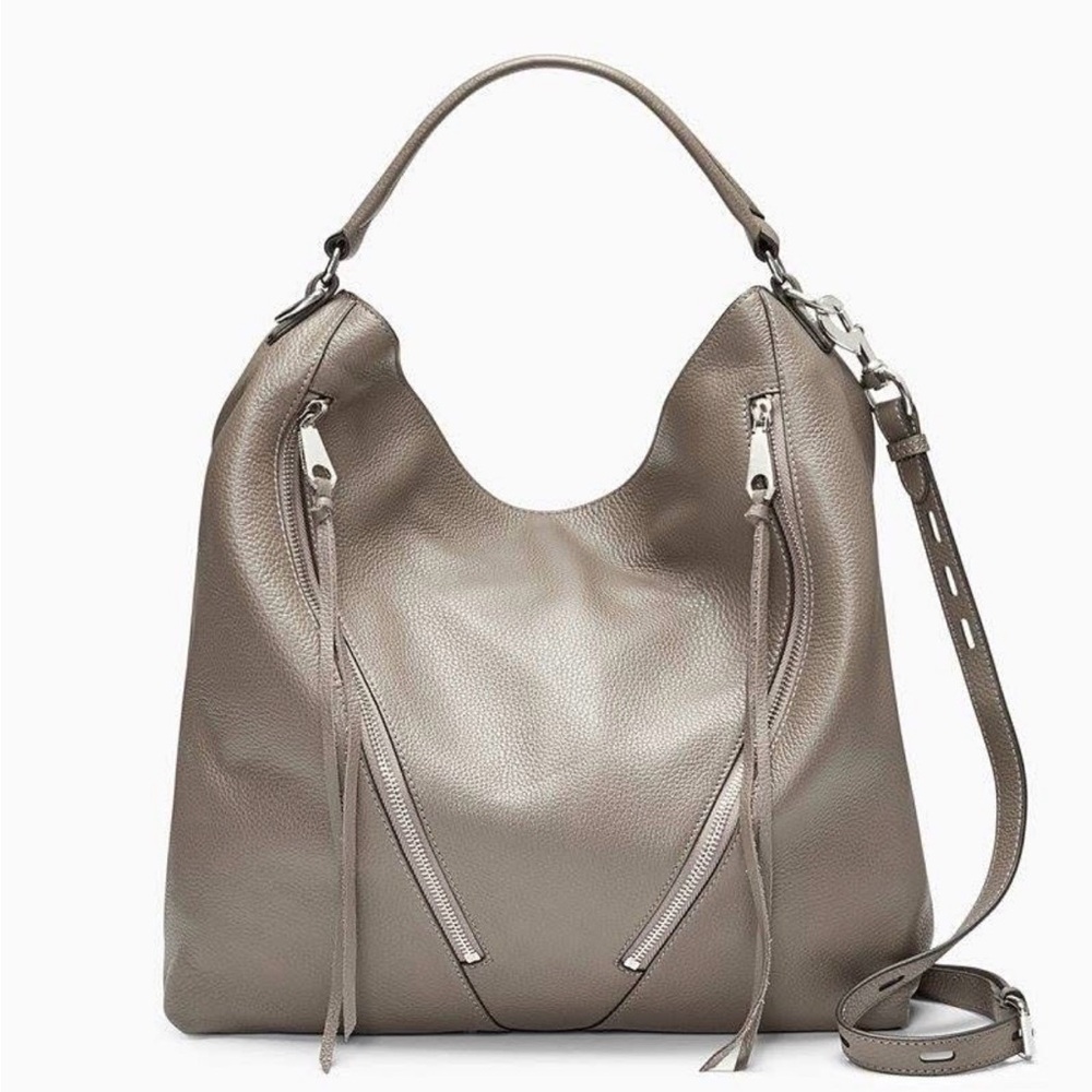 Rebecca Minkoff Leather Moto Hobo Bag